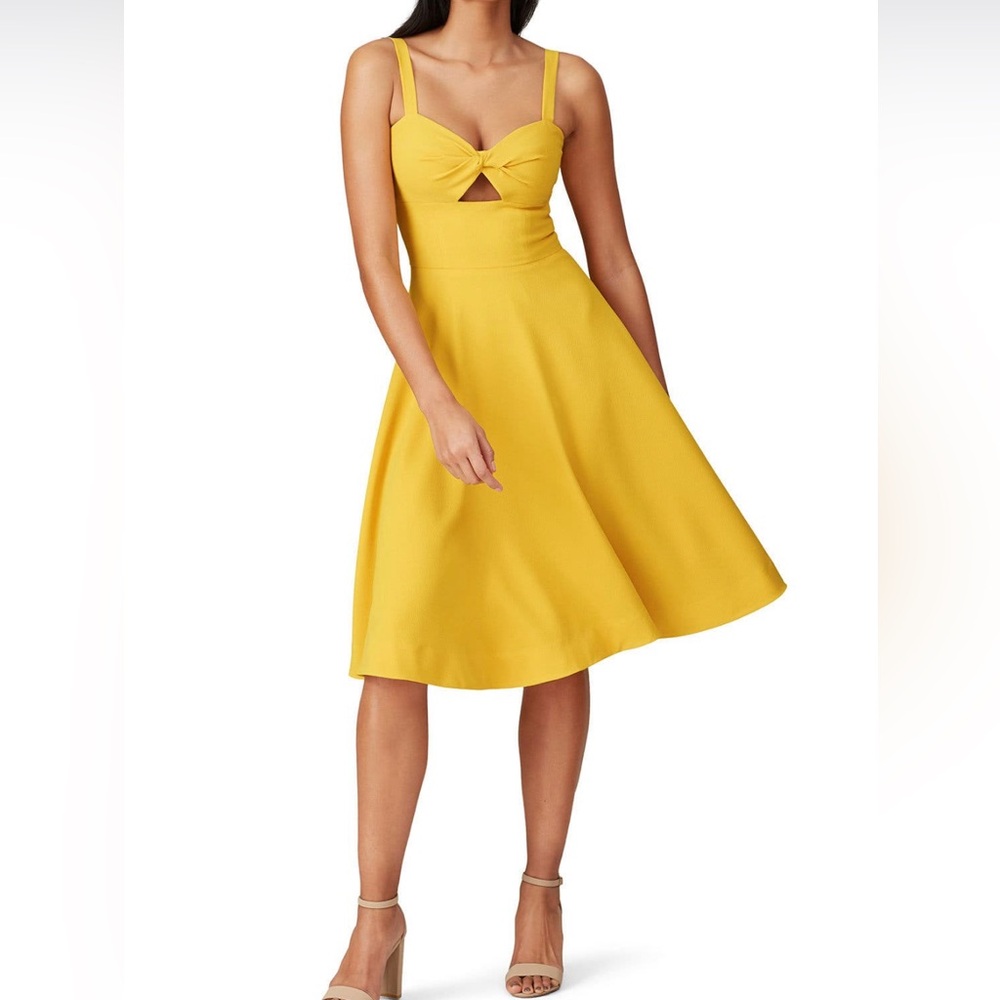 Dress the Population Bianca yellow dress Medium EUC